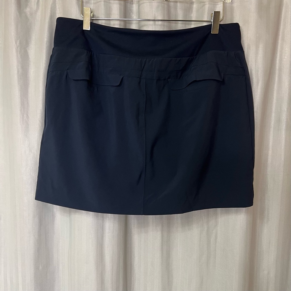 Athleta Soho Skort Navy Blue Skort with Pockets size 16 - Picture 2 of 6